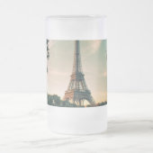Eiffeltoren kussensloop matglas bierpul (Center)
