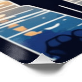 Eiffeltoren Landmark van Parijs Perfect Poster (Hoek)