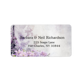 Eiffeltoren lavendel Romance bruiloft Etiket