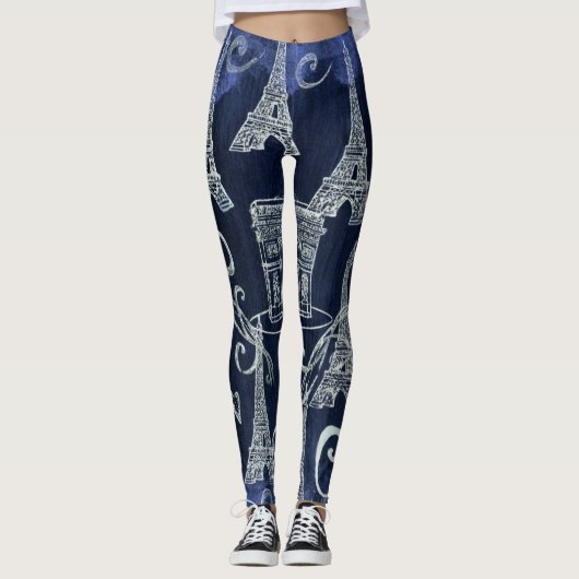 Eiffeltoren Leggings (Voorkant)