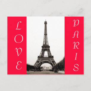 Eiffeltoren - Love Paris Briefkaart
