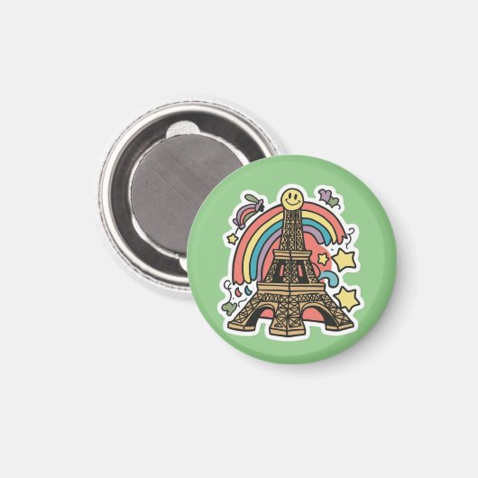 Eiffeltoren Magneet (Voorkant / Achterkant)