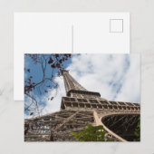 Eiffeltoren Majesteit: Parijs van beneden Briefkaart (Voorkant / Achterkant)