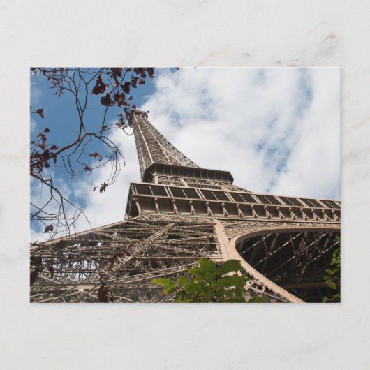 Eiffeltoren Majesteit: Parijs van beneden Briefkaart (Voorkant)