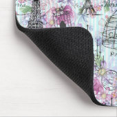 Eiffeltoren: mannequin florale collage Muismat (Hoek)