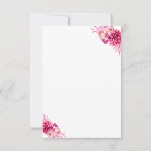 Eiffeltoren Merci Beaucoup Franse Bruiloft Feest Bedankkaart (Achterkant)