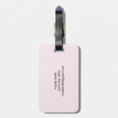 Eiffeltoren met hart bagagelabel (Achterkant verticaal)