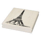 Eiffeltoren met Shadow  Rubber Art Stamp Rubberstempel (Stempel)