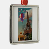 Eiffeltoren Metalen Ornament (Rechts)