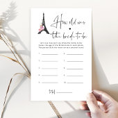 Eiffeltoren minimalistisch waar waren we bruids sp