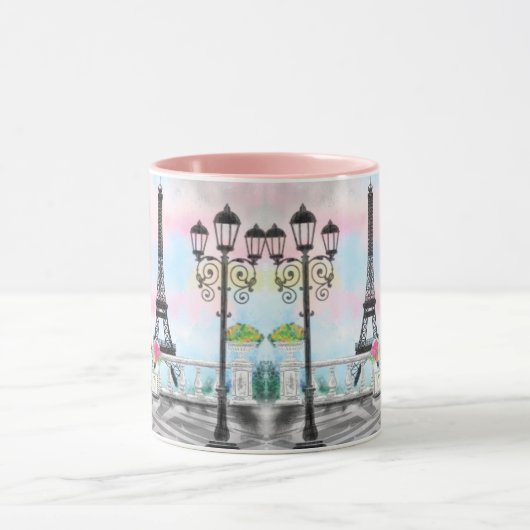 Eiffeltoren Mok geschenk vrouw in parijs (Midden)