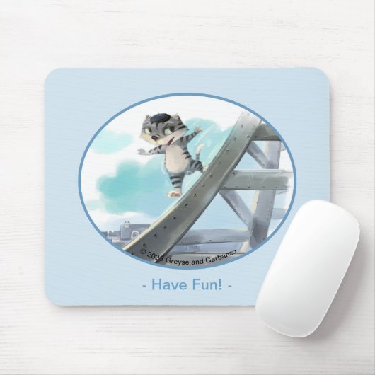 Eiffeltoren Mousepad - Leuk Muismat (Met muis)