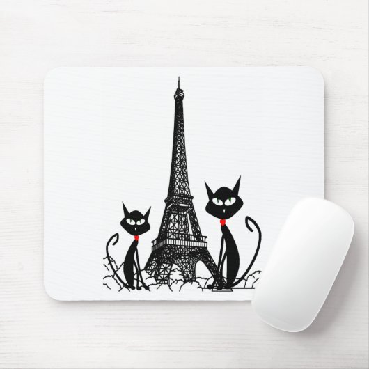 eiffeltoren mousepad muismat (Met muis)