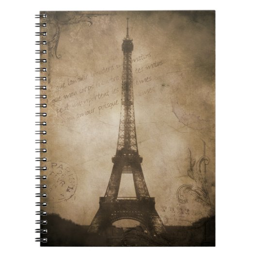 eiffeltoren notitieboek (Voorkant)