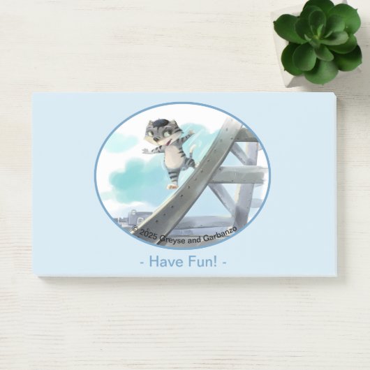 Eiffeltoren Notities 10 "x 6" - Fun Post-it® Notes (Kantoor)