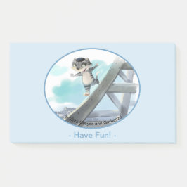 Eiffeltoren Notities 10 "x 6" - Fun Post-it® Notes