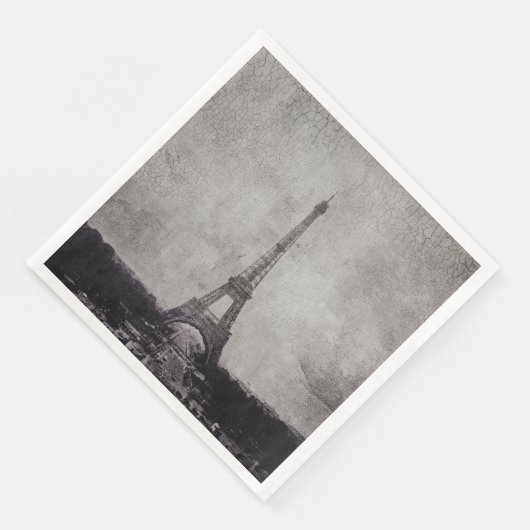 Eiffeltoren of servetten voor decoupage (Hoek)