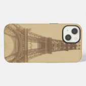 Eiffeltoren onder constructie 1888 iPhone hoesje (Achterkant horizontaal)