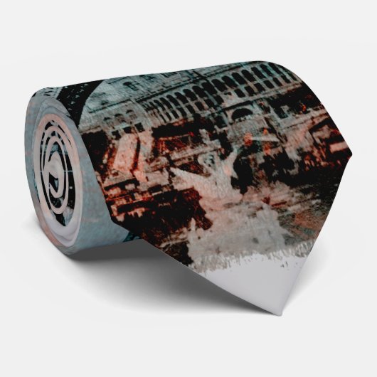 Eiffeltoren op het Stropdas Sunrise (Opgerold)