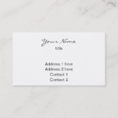 Eiffeltoren op zonsopgang  stijl #3 visitekaartje (Achterkant)