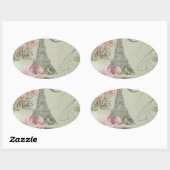 eiffeltoren ovale sticker (Vel)