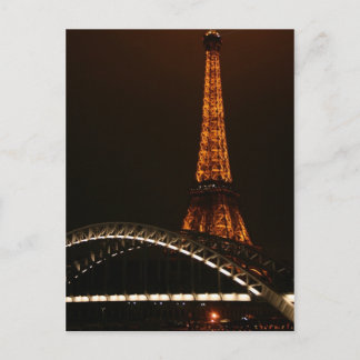 Eiffeltoren over de zegen briefkaart
