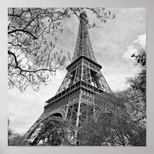 Eiffeltoren Panorama Poster (Voorkant)