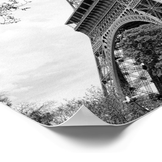 Eiffeltoren Panorama Poster (Hoek)