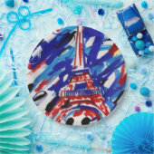 Eiffeltoren Papieren Bordje (Feest)