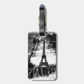 Eiffeltoren Parijs 2 Bagagelabel (Achterkant verticaal)
