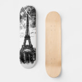 Eiffeltoren Parijs 2 Persoonlijk Skateboard (Voorkant)