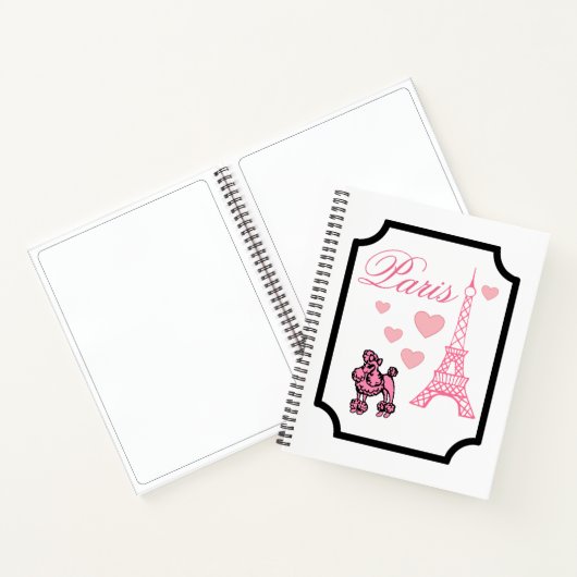 Eiffeltoren Parijs Art Sketchbook Notitieboek (Binnen)