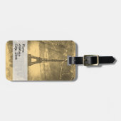  Eiffeltoren Parijs Bagagelabel (Voorkant horizontaal)