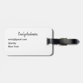  Eiffeltoren, Parijs Bagagelabel (Achterkant horizontaal)