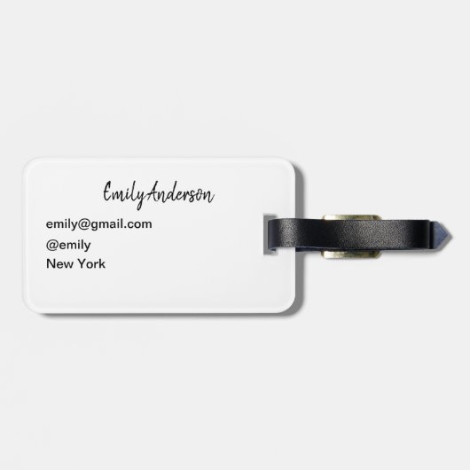  Eiffeltoren, Parijs Bagagelabel (Achterkant horizontaal)