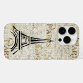 Eiffeltoren Parijs Briefkaart Design Case-Mate iPhone Case (Achterkant (horizontaal))
