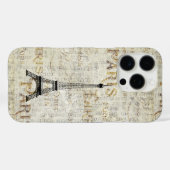 Eiffeltoren Parijs  Briefkaart Design Case-Mate iPhone Case (Achterkant (horizontaal))