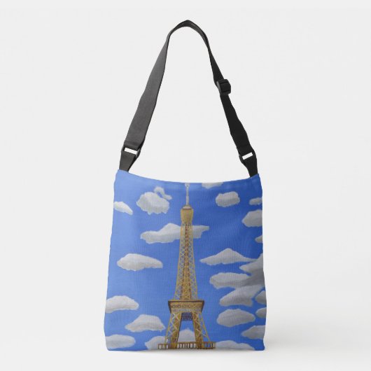 Eiffeltoren Parijs Crossbody Tas (Voorkant)