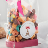 Eiffeltoren Parijs Dank u Ronde Sticker