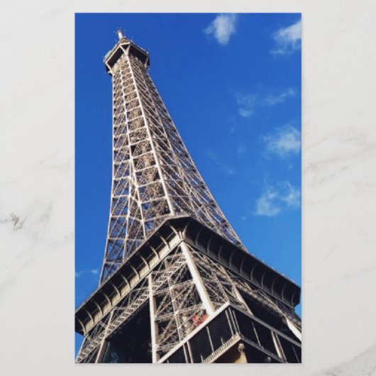 Eiffeltoren Parijs Europa Reis Briefpapier (Voorkant)