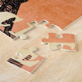 Eiffeltoren Parijs Europees luchtvervoer Legpuzzel (Zijkant)