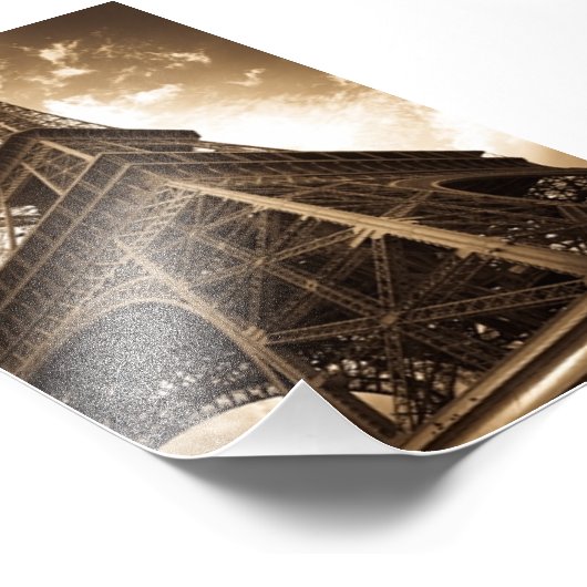 Eiffeltoren Parijs Foto Afdruk (Hoek)