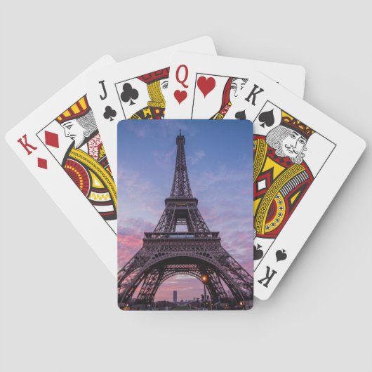 Eiffeltoren Parijs Foto Pokerkaarten (Achterkant)