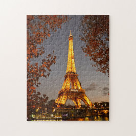 Eiffeltoren - Parijs - Frankrijk - 11x14 - pc met  Legpuzzel