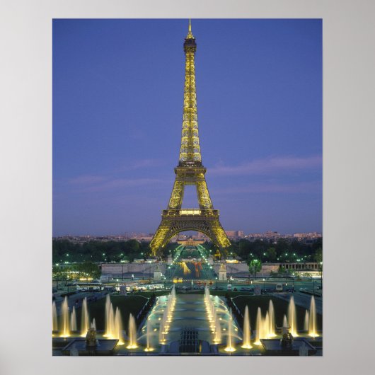 Eiffeltoren, Parijs, Frankrijk 2 Poster (Voorkant)