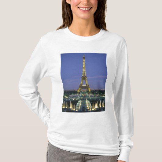 Eiffeltoren, Parijs, Frankrijk 2 T-shirt (Voorkant)