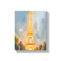 Eiffeltoren Parijs Frankrijk Aquarel