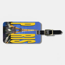 Eiffeltoren Parijs Frankrijk Bagagelabel