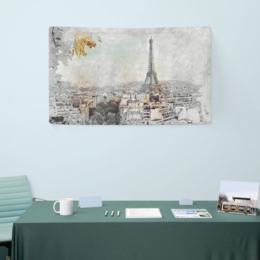 Eiffeltoren Parijs Frankrijk Banner – Elegant Pari (Beurs)