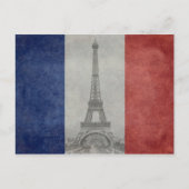 Eiffeltoren, Parijs Frankrijk Briefkaart (Voorkant)